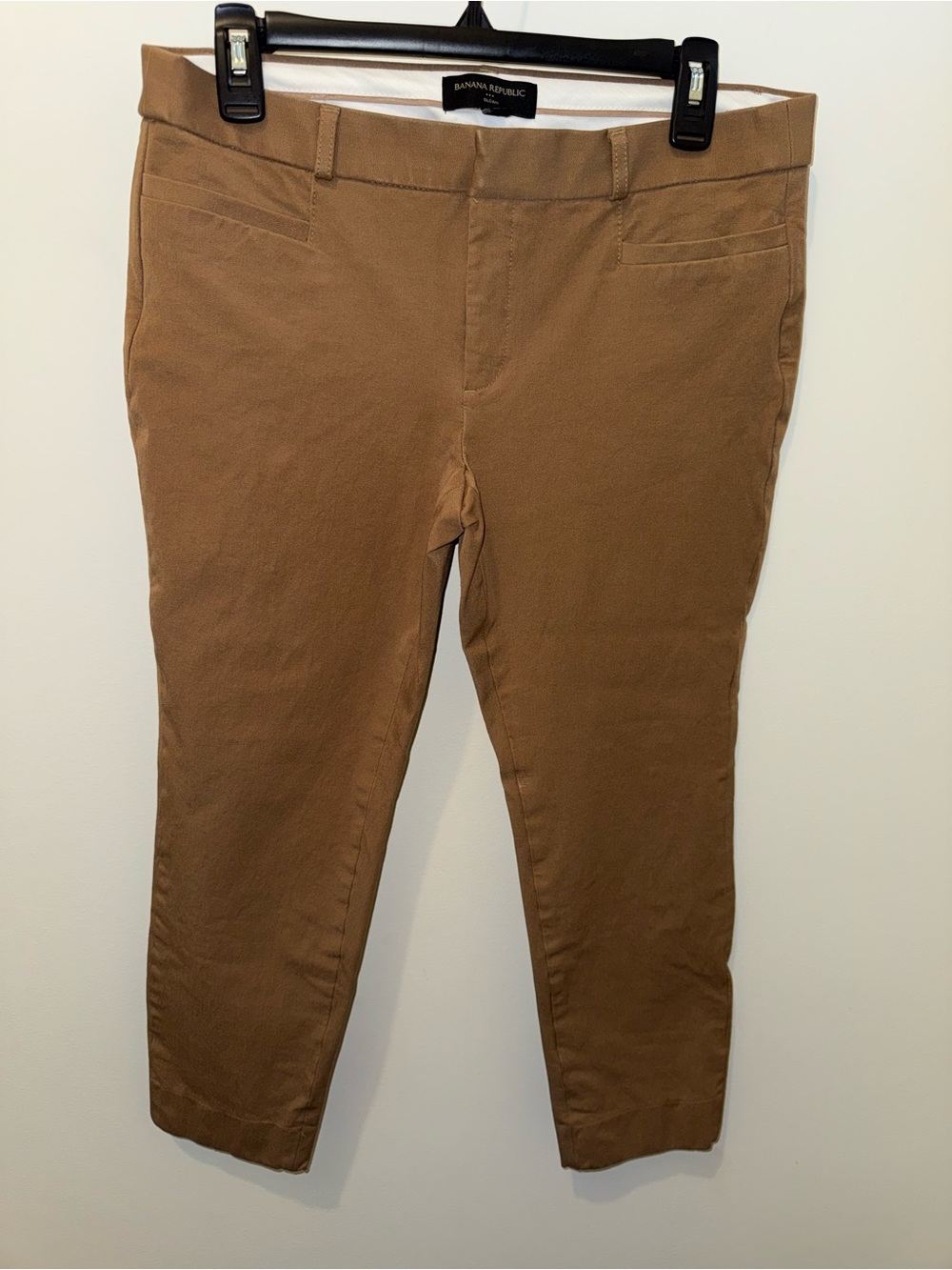 Banana Republic Womens Sloan Ankle Pants in Tan Brown Petite